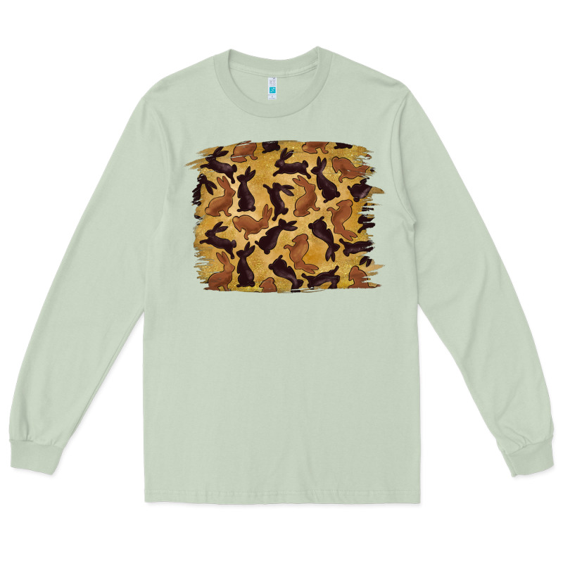 Bunny Pattern Long Sleeve Tee by RanaPortraitStore | Teevron