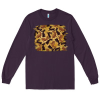 Plum Bunny Pattern Long Sleeve Tee - RanaPortraitStore