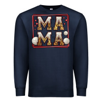 Navy volleyball mama Premium Sweatshirt - Jasminsmagicworld