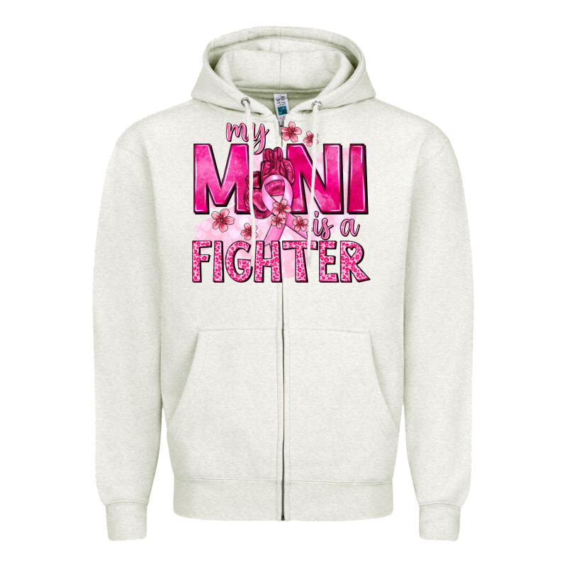 My Mini Is A Fighter With Ribbon Zipper Hoodie by texasbilliewilder | Teevron
