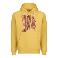 Antique Gold cancer high heels Premium Hoodie - MaliasSmallBusiness