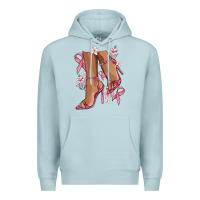 Blue Mist cancer high heels Premium Hoodie - MaliasSmallBusiness