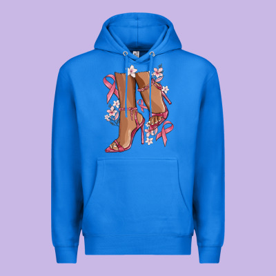 Cancer High Heels Premium Hoodie Designed By Maliassmallbusiness