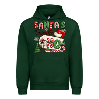 Forest Green santa's favorite ho Urban Hoodie - MaliasSmallBusiness