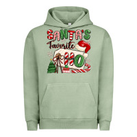 Pigment Oil Green santa's favorite ho Urban Hoodie - MaliasSmallBusiness
