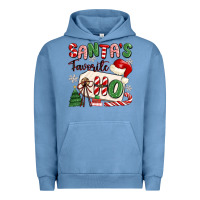 Pigment Pebble Blue santa's favorite ho Urban Hoodie - MaliasSmallBusiness