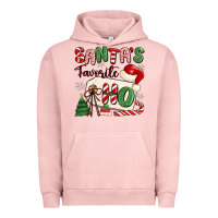 Pigment Salmon santa's favorite ho Urban Hoodie - MaliasSmallBusiness