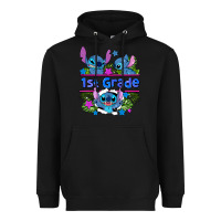 Black preview flower stitch 1st grade Heavyweight Hoodie - AdoDesignShop