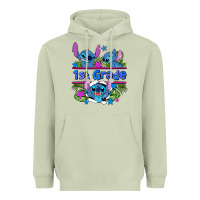 Matcha preview flower stitch 1st grade Heavyweight Hoodie - AdoDesignShop