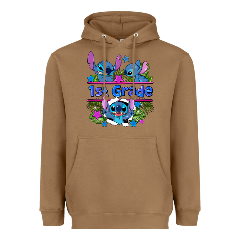 Preview Flower Stitch 1st Grade Heavyweight Hoodie by AdoDesignShop | Teevron