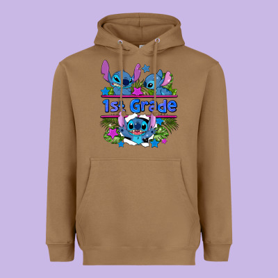 Preview Flower Stitch 1st Grade Heavyweight Hoodie Designed By Adodesignshop