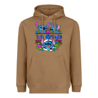 Toasted Coconut preview flower stitch 1st grade Heavyweight Hoodie - AdoDesignShop