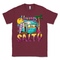 Burgundy always salty with caravan Classic Tee - texasbilliewilder