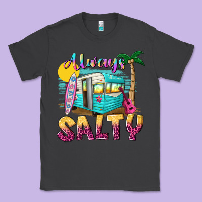 Always Salty With Caravan Classic Tee Designed By Texasbilliewilder