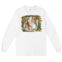 White Bunny With Flower Leopard Long Sleeve Tee - RanaPortraitStore