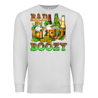 Dove Grey bad and boozy with beer Premium Sweatshirt - AdoDesignShop