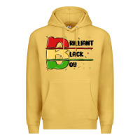 Antique Gold black boy Premium Hoodie - MaliasSmallBusiness