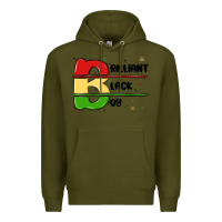 Army Green black boy Premium Hoodie - MaliasSmallBusiness