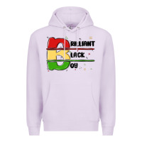 Lilac black boy Premium Hoodie - MaliasSmallBusiness