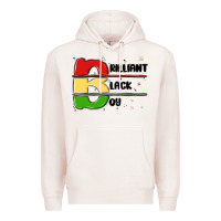 Pale Pink black boy Premium Hoodie - MaliasSmallBusiness