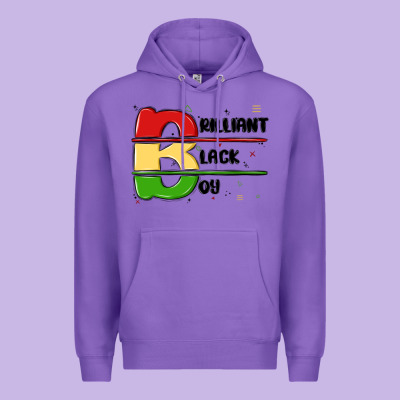 Black Boy Premium Hoodie Designed By Maliassmallbusiness