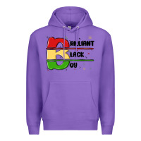Purple black boy Premium Hoodie - MaliasSmallBusiness
