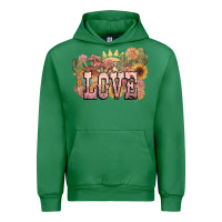 Emerald love horse western floral Urban Hoodie - NancyCooperArtShop