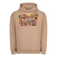 Love Horse Western Floral Urban Hoodie | Teevron