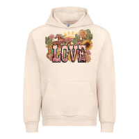Sandshell love horse western floral Urban Hoodie - NancyCooperArtShop