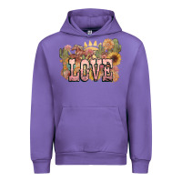 Tulip love horse western floral Urban Hoodie - NancyCooperArtShop