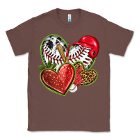 Chestnut baseball with strawberry hearts Classic Tee - texasbilliewilder