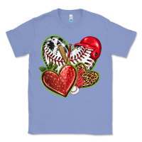 Colony Blue baseball with strawberry hearts Classic Tee - texasbilliewilder