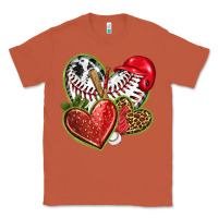 Copper baseball with strawberry hearts Classic Tee - texasbilliewilder