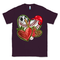 Plum baseball with strawberry hearts Classic Tee - texasbilliewilder