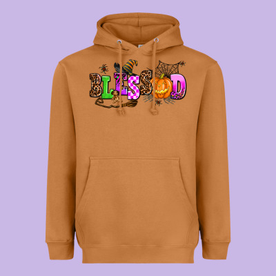 Halloween Blessed Heavyweight Hoodie Designed By Adodesignshop
