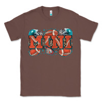 Chestnut mini American football Classic Tee - Zillion Design Studio