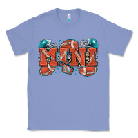 Colony Blue mini American football Classic Tee - Zillion Design Studio