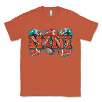 Copper mini American football Classic Tee - Zillion Design Studio