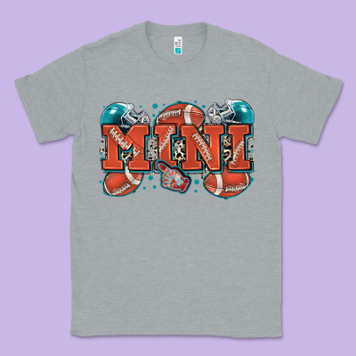 Mini American Football Classic Tee Designed By Zillion Design Studio