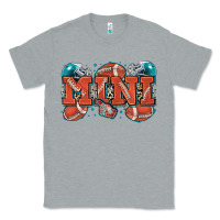 Heather Grey mini American football Classic Tee - Zillion Design Studio