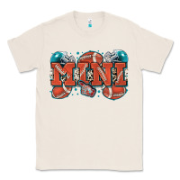 Natural mini American football Classic Tee - Zillion Design Studio