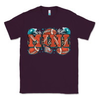 Plum mini American football Classic Tee - Zillion Design Studio
