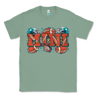 Sage mini American football Classic Tee - Zillion Design Studio