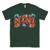 Sports Green mini American football Classic Tee - Zillion Design Studio