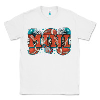 White mini American football Classic Tee - Zillion Design Studio