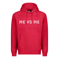Cardinal me vs me Premium Hoodie - MaliasSmallBusiness