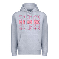 Heather Grey me vs me Premium Hoodie - MaliasSmallBusiness
