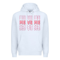 White me vs me Premium Hoodie - MaliasSmallBusiness