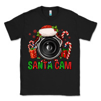 Black santa cam Classic Tee - FaDigitalArtStudio