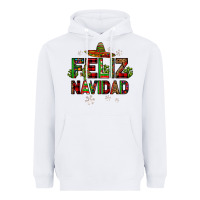 White feliz navidad Heavyweight Hoodie - JahusDesignShop